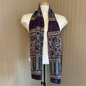Vintage Kathie Lee Silk Scarf